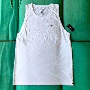 Volcom women’s white tank top